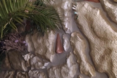 Maritim gestaltete Wand